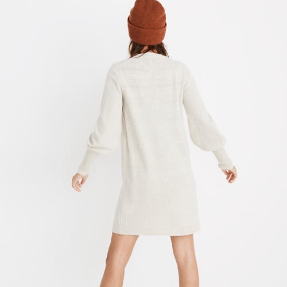 madewell bubble sleeve sweater dress - Picture 2 of 6